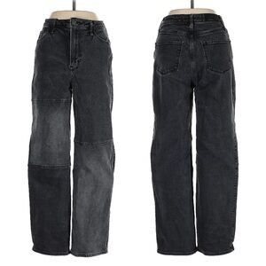 Hollister Womens Jeans Size 0 Ash Black Ultra High-Rise Dad Jean Vintage Stretch